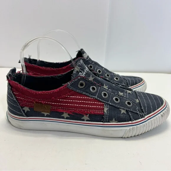 Blowfish Shoes Blowfish Size Red White Blue Casual Sneakers